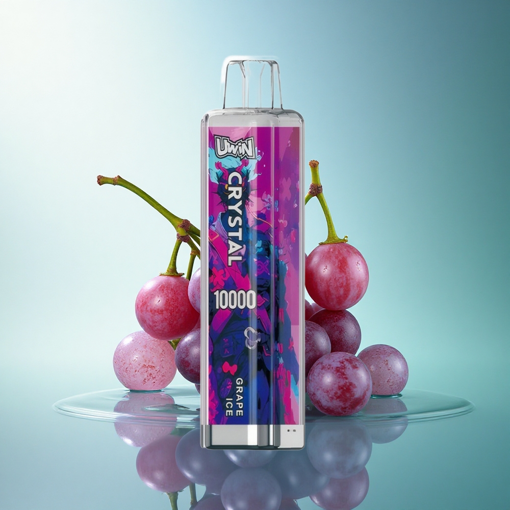 Uwin Crystal 10000 Puffs Grape Ice RGB 650mAh 18ml Mesh