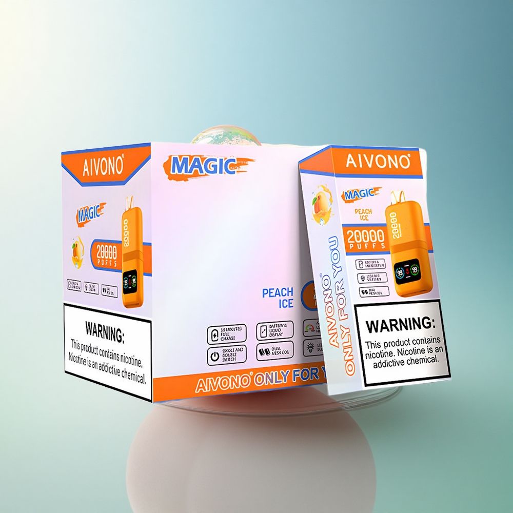 Aivono Aim Magic 20000 Puffs Peach Ice Dual Mesh 600mAh