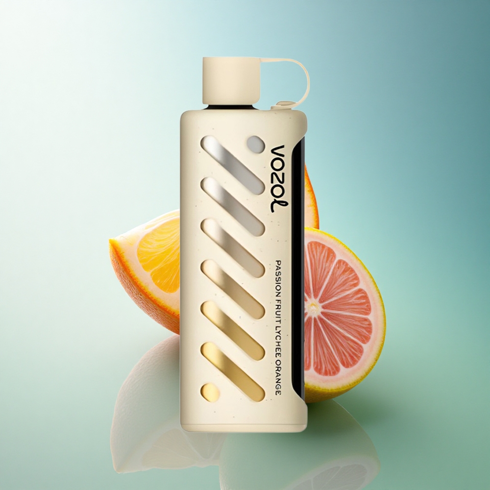 VOZOL Gear Shisha 25000 Puffs Passion Fruit Lychee Orange Dual Mesh 1000mAh