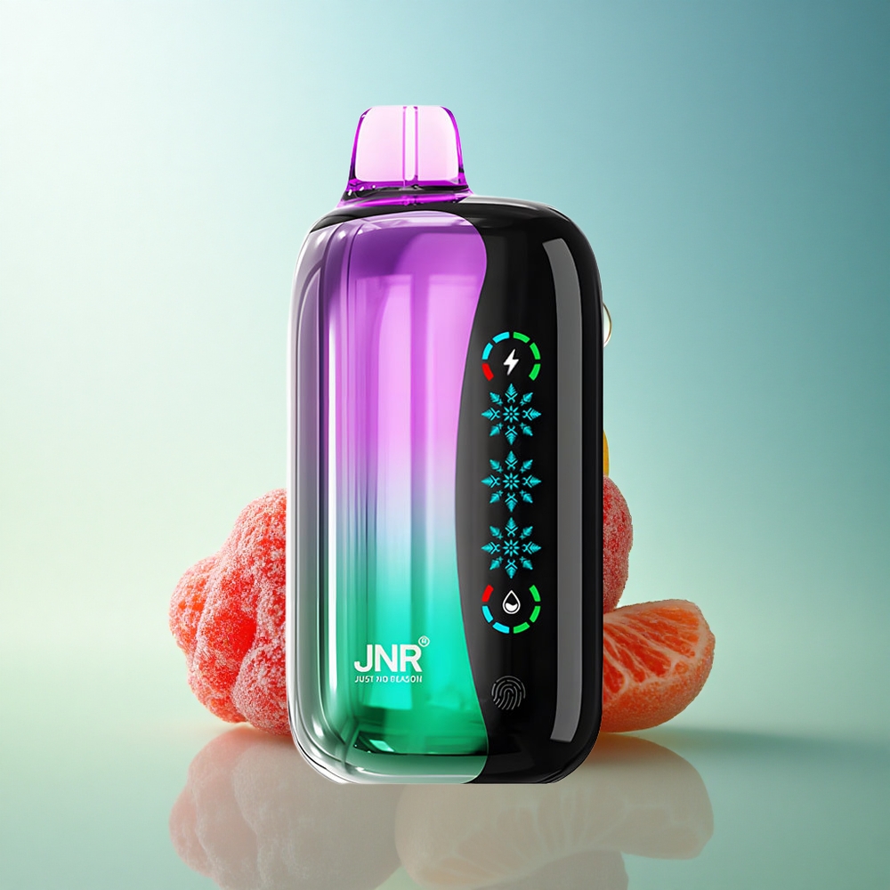 JNR Flex Ice 21000 Sour Cherry Gummies Ice Adjustable 1000mAh Nicotine 0%-5%