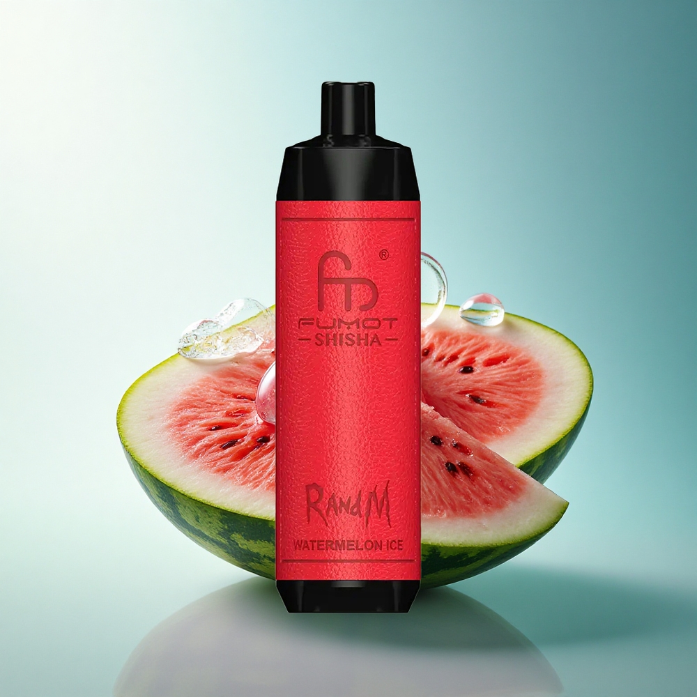 RandM Fumot Shisha 10000 Puffs Watermelon Ice 18ml 0.5% Nicotine 850mAh