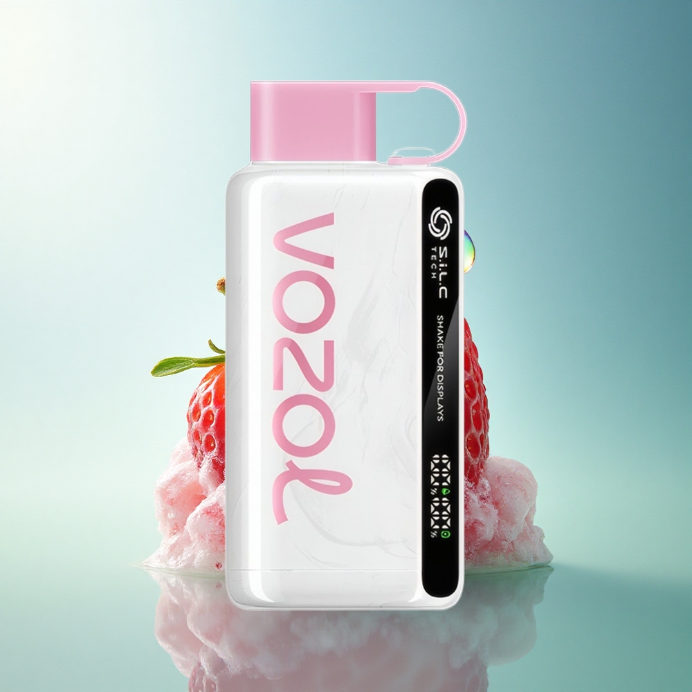 VOZOL STAR 9000/12000 Puffs Strawberry Ice Cream Recycled Plastic