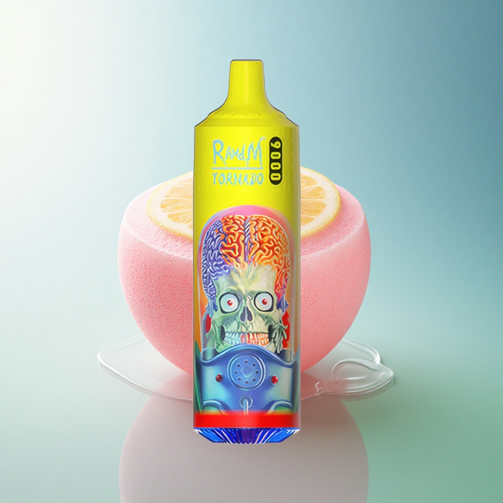 RandM Fumot Tornado 9000 Puffs Pink Lemonade Mesh Coil 18mL 850mAh