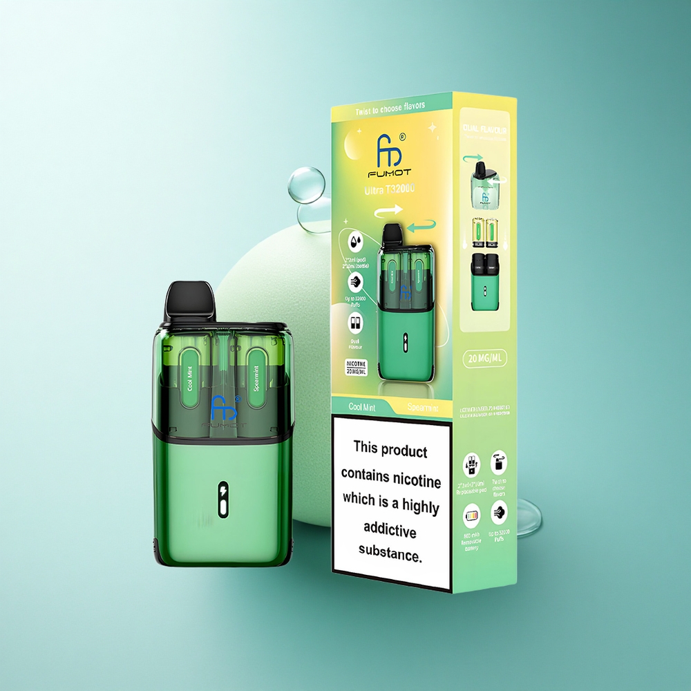 Fumot Ultra T32000 Puffs Cool Mint Spearmint 800mAh 20mg Nicotine