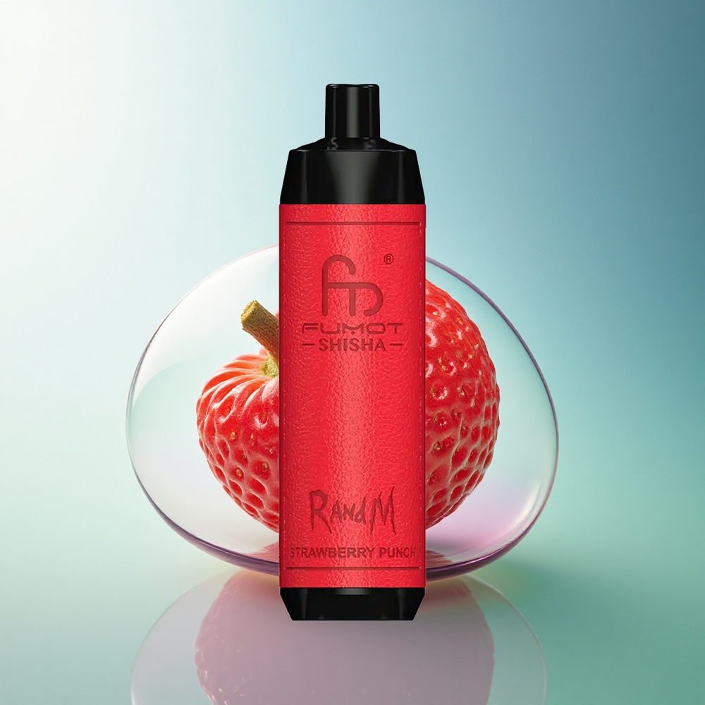 RandM Fumot Shisha 10000 Puffs Strawberry Punch 18ml 850mAh 0.5% Nicotine