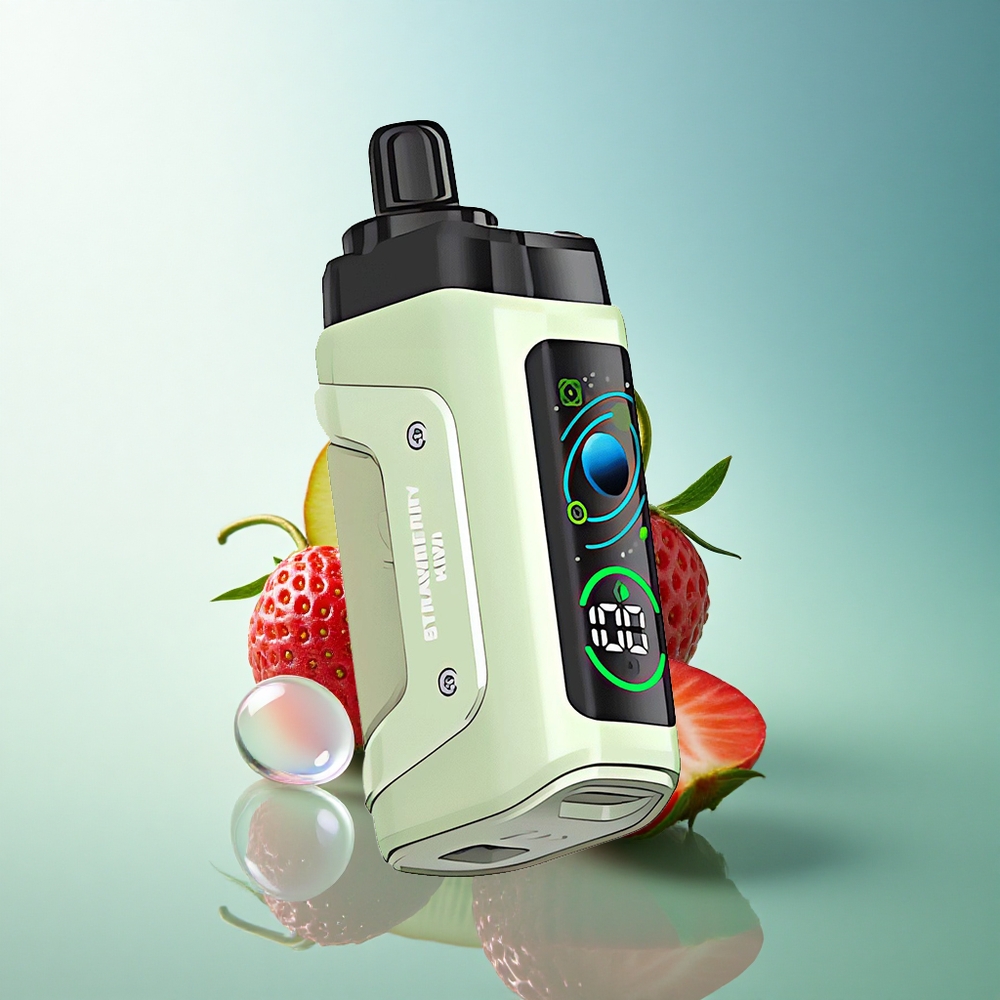 Razz Bar 45000 Puffs Strawberry Kiwi Mesh Coil 20mg Nicotine