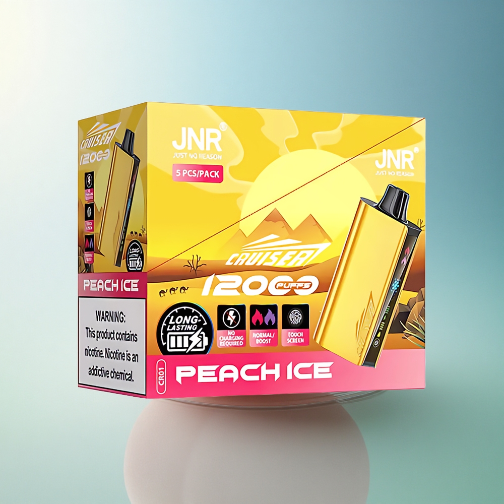 JNR Cruiser 12000 Peach Ice Dual Mesh 3500mAh Nicotine 50mg/mL