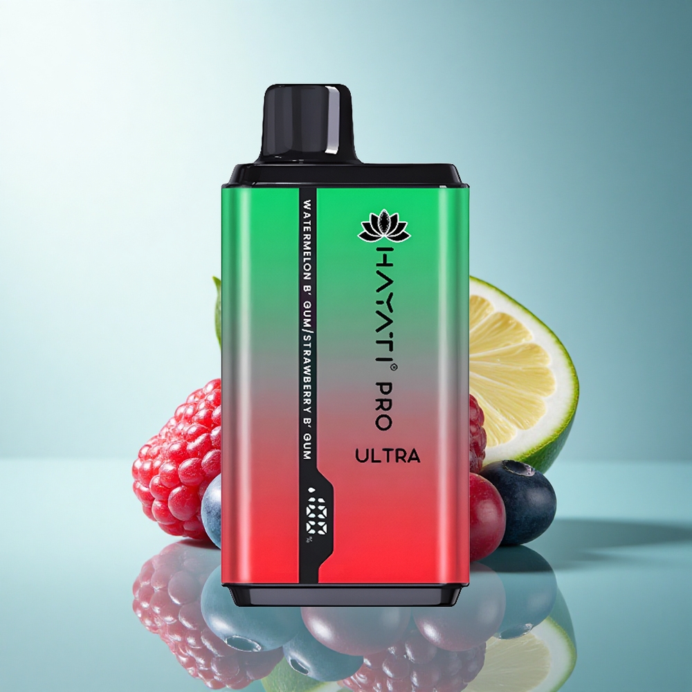 Hayati Pro Ultra 15000 Puffs Blueberry Raspberry Cherry Lemon & Blueberry 2% Nicotine 850mAh
