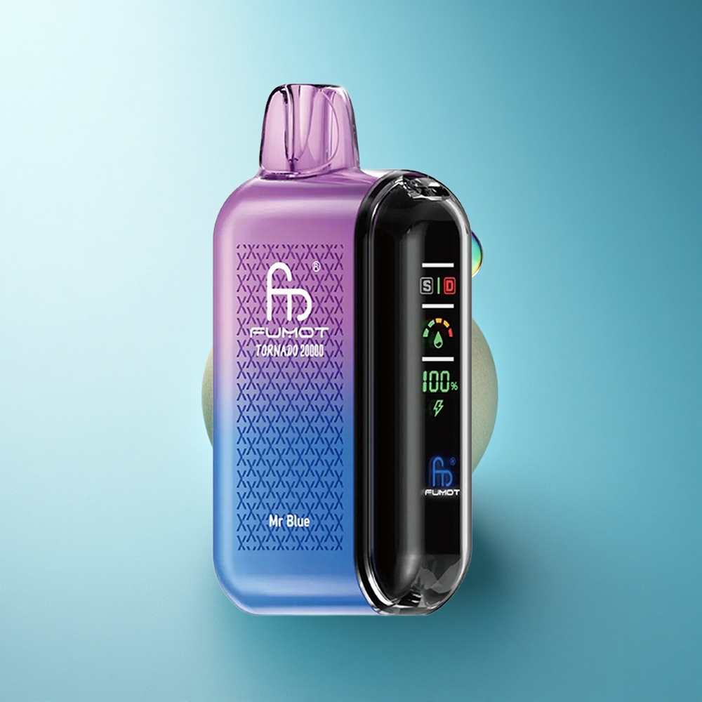 Fumot Tornado 20000 Puffs Mr Blue Dual Mesh Coil 20ml E-liquid 850mAh