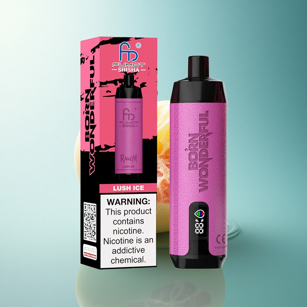 RandM Fumot Shisha 10000 Puffs Lush Ice 18ml 850mAh 0.5% Nicotine