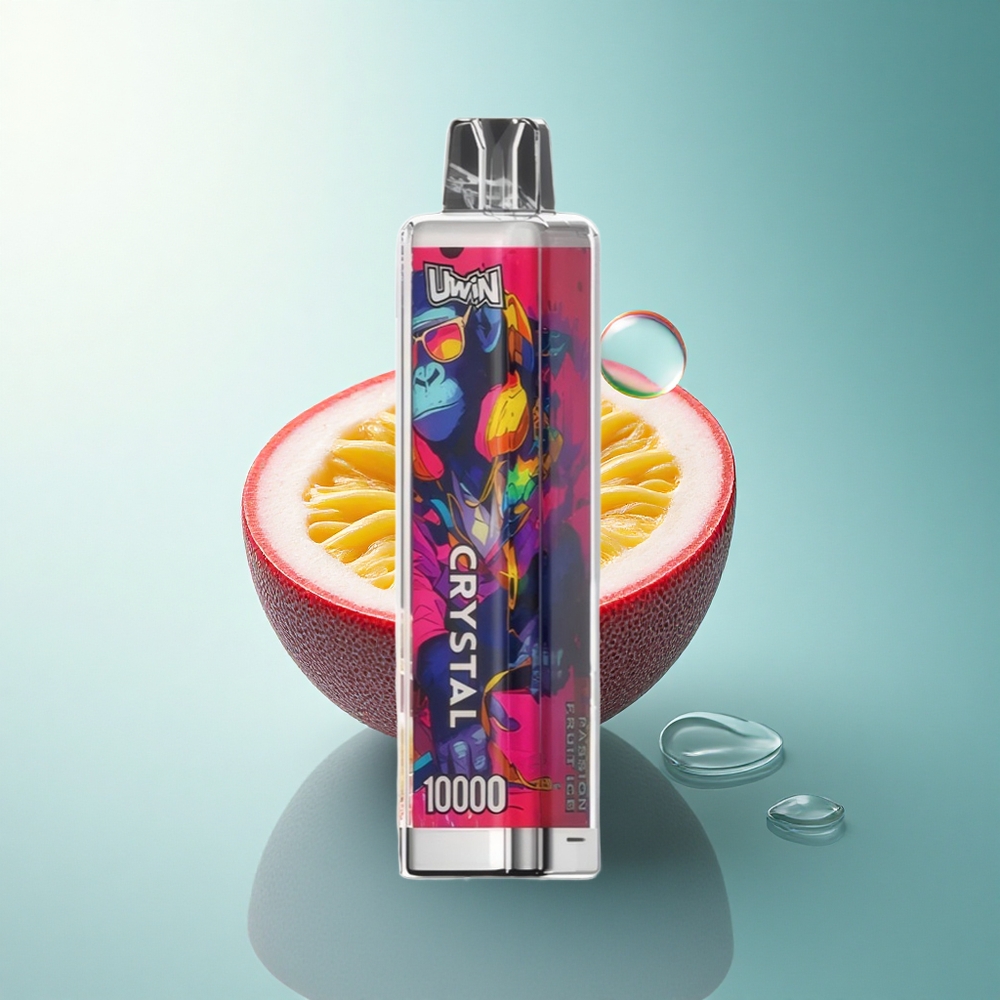 Uwin Crystal 10000 Puffs Passion Fruit Ice with RGB Lights and 5% Nicotine