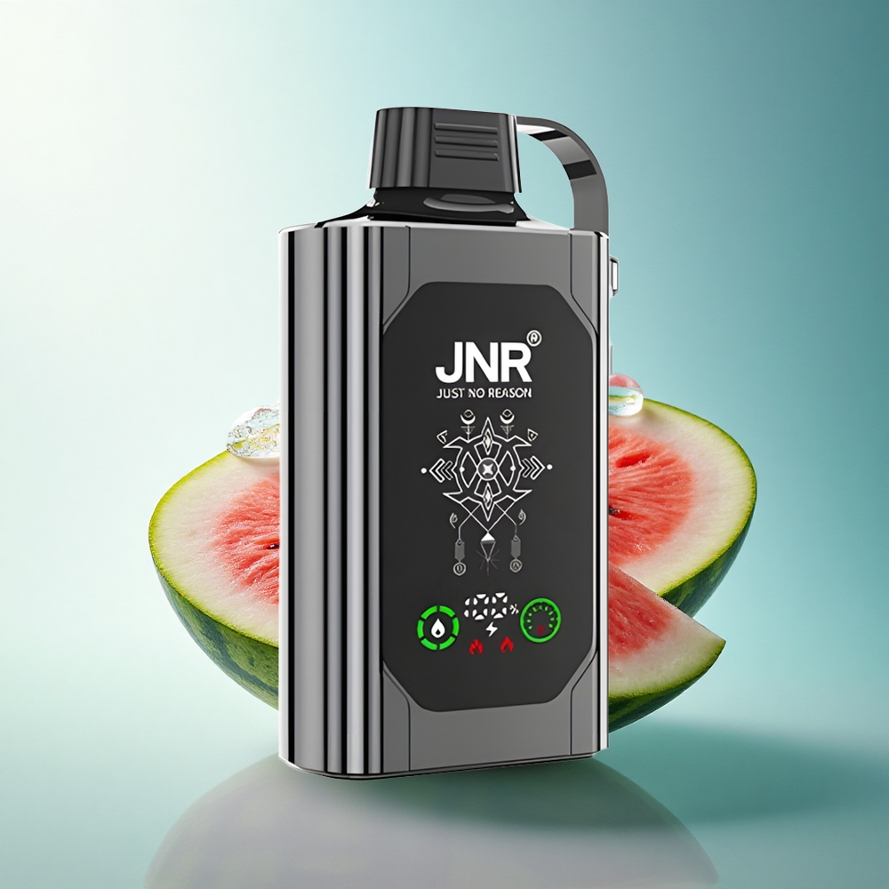 JNR Shisha Hookah Box 20500 Watermelon Ice HD Display 1000mAh Dual Mesh Coil