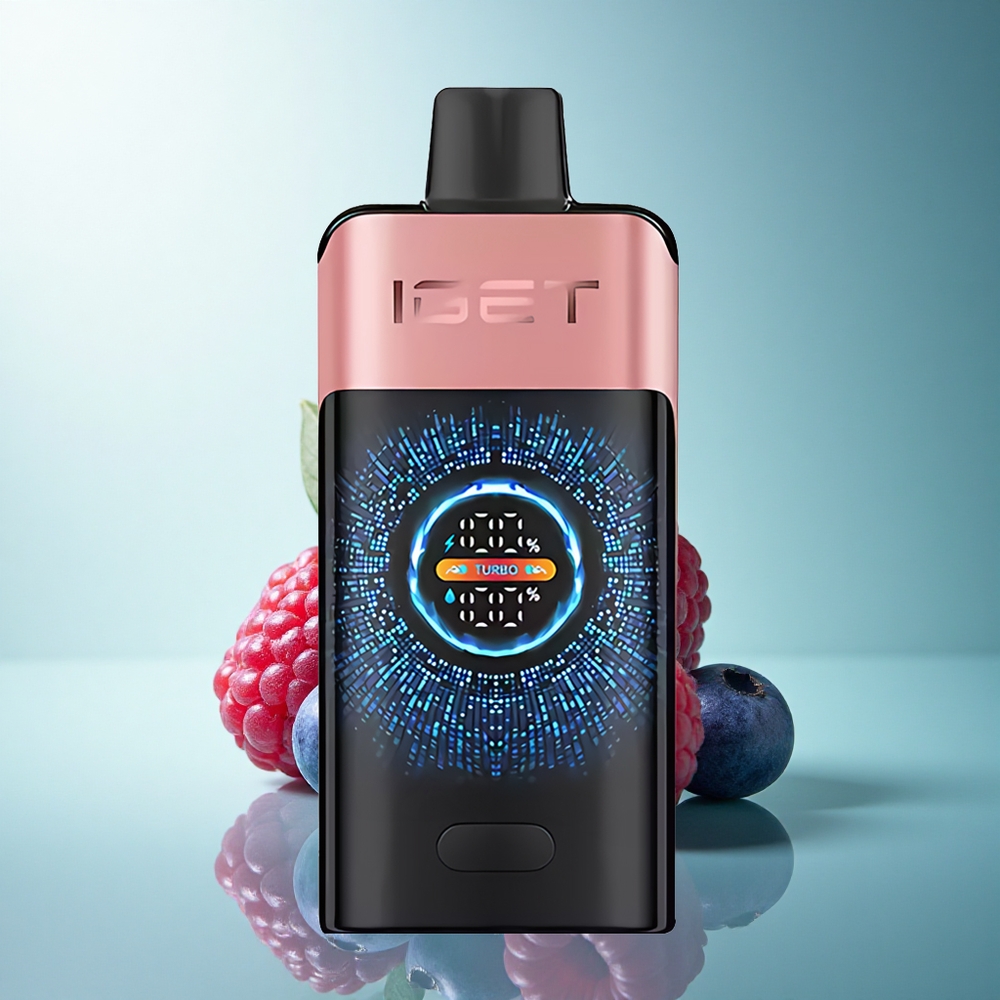 IGET ONE 12000 Puffs Blueberry Raspberry Dual Mesh 2700mAh