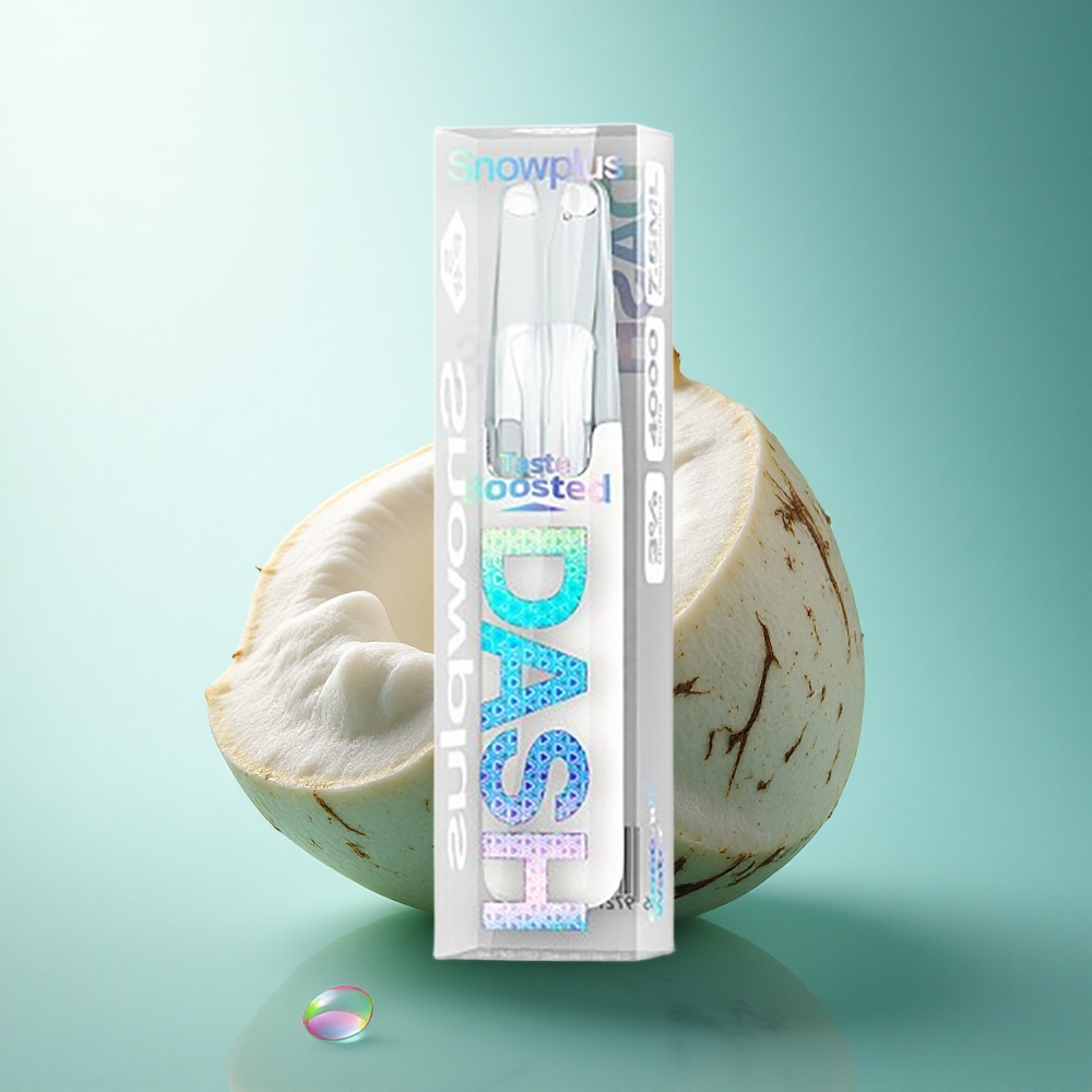Snowplus Dash 4000 Puffs Coconut Ceramic 530mAh Disposable