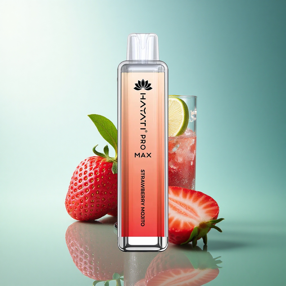 Hayati Pro Max 4000 Puffs Strawberry Mojito Dual Mesh 1400mAh Rechargeable