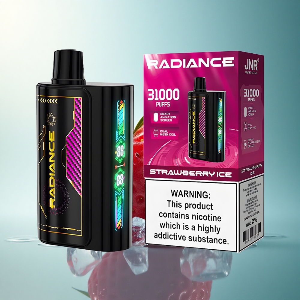 JNR Radiance 31000 Strawberry Ice Dual Mesh 950mAh 2% Nicotine