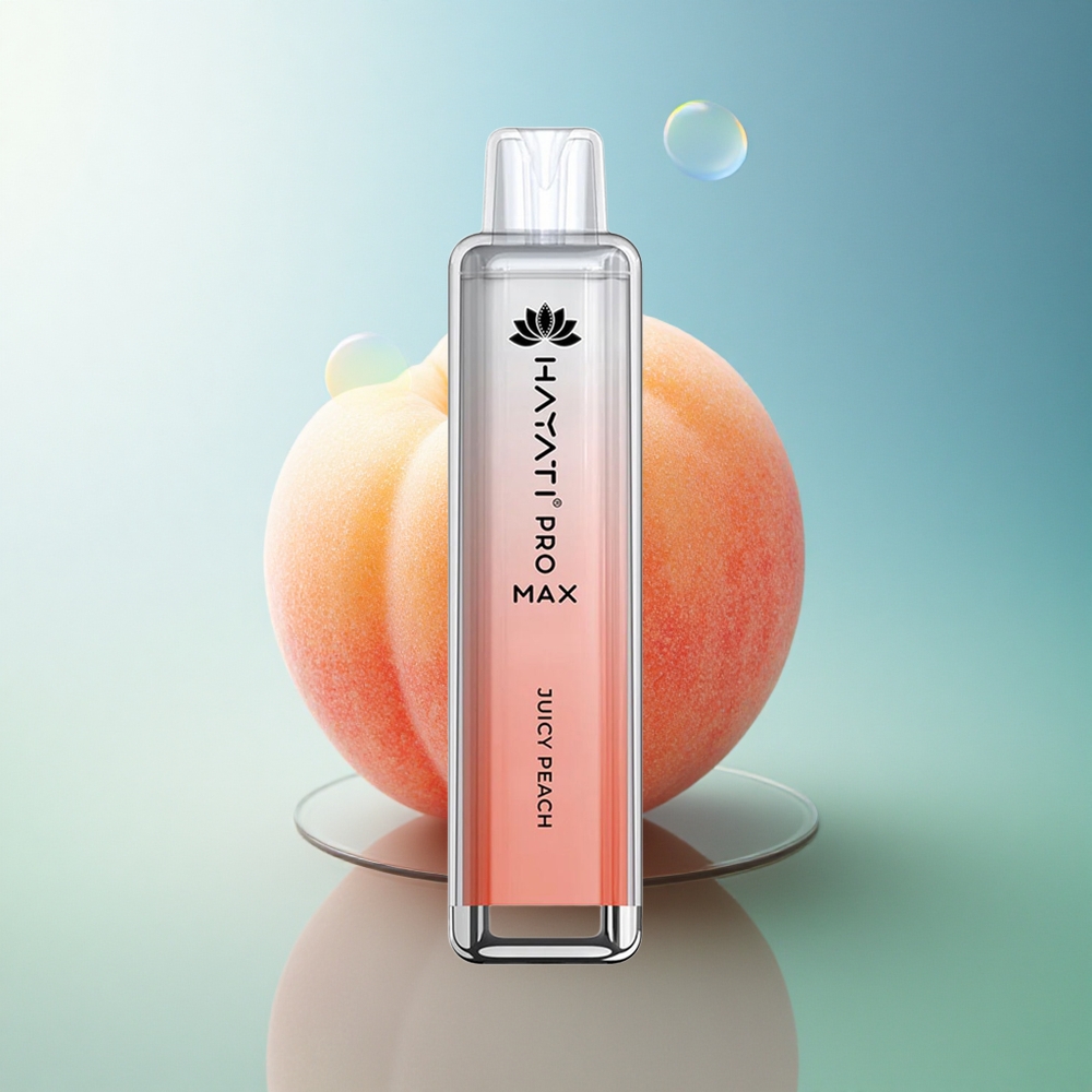 Hayati Pro Max 4000 Puffs Juicy Peach Dual Mesh 1400mAh Disposable Vape