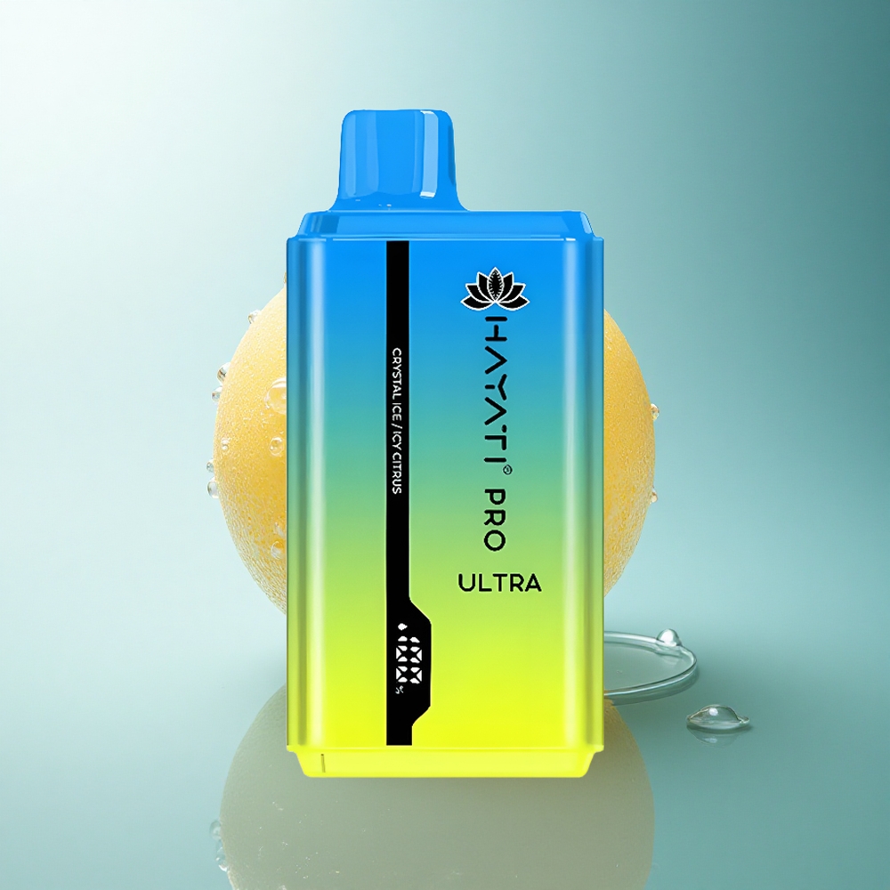 Hayati Pro Ultra 15000 Puffs Crystal Ice Icy Citrus 2% Nicotine 850mAh