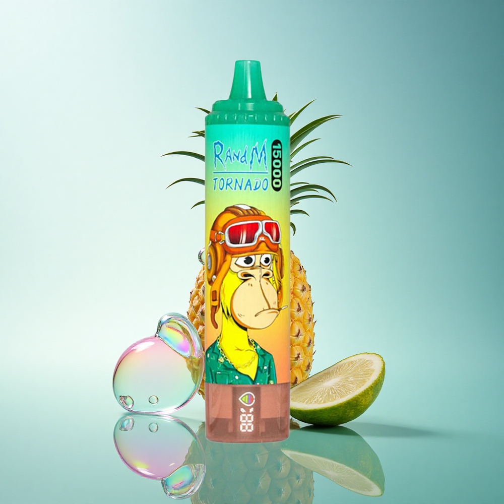 RandM Fumot Tornado 15000 Puffs Pineapple Ice 25ml 850mAh Mesh Coil
