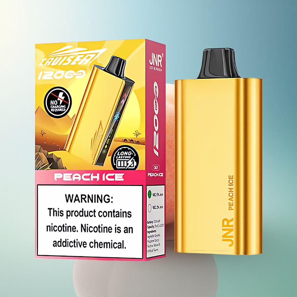 JNR Cruiser 12000 Peach Ice Dual Mesh 3500mAh Nicotine 50mg/mL