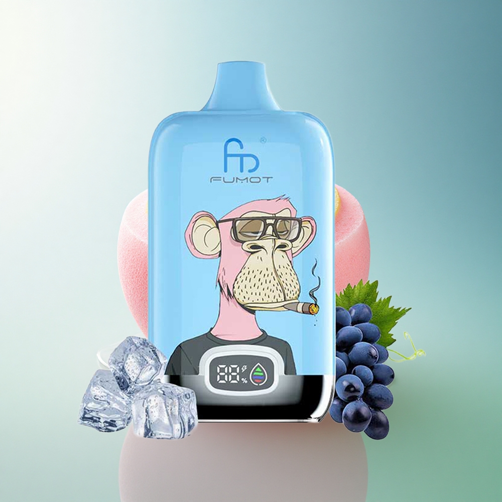 Fumot Tornado Digital Box 12000 Puffs Pink Lemonade Mesh Coil 550mAh