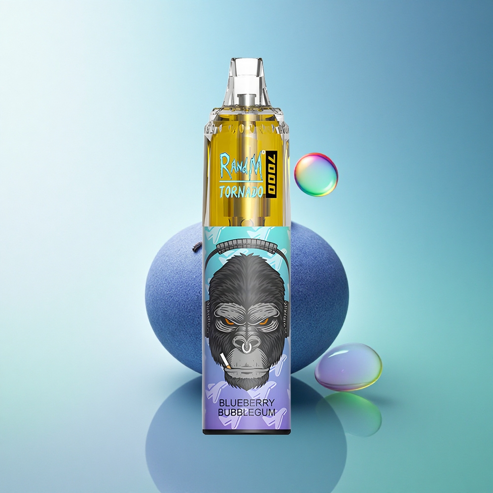 RandM Fumot Tornado 7000 Puffs Blueberry Bubblegum Mesh 14ML 5% Nicotine