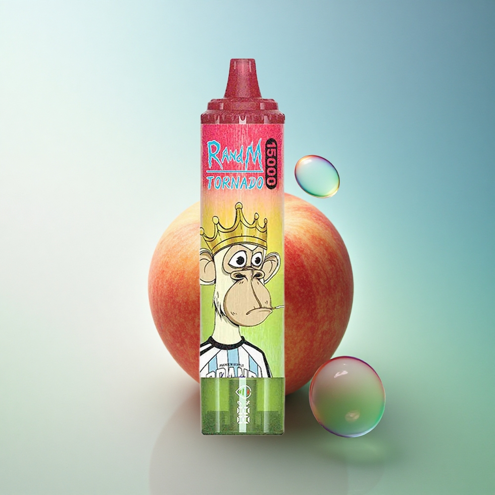 RandM Fumot Tornado 15000 Puffs Apple Peach Pear 25ml Mesh 850mAh