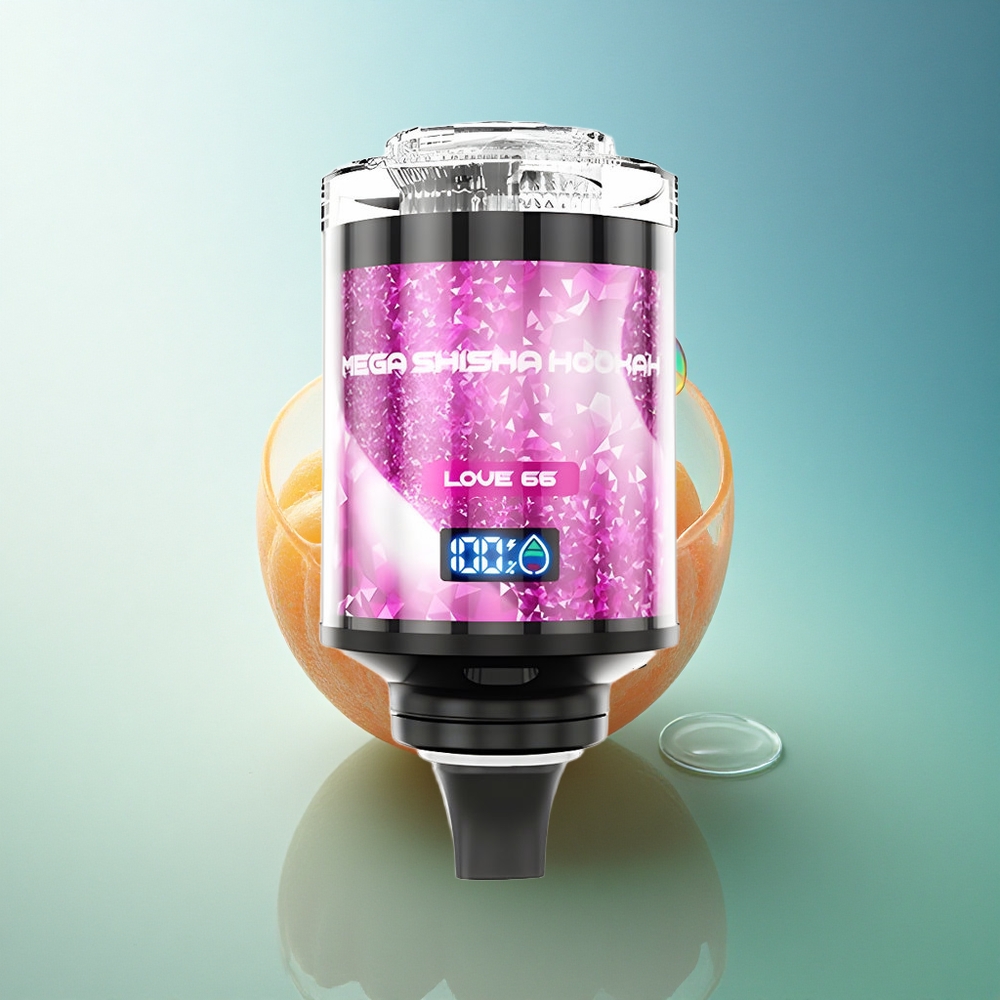 JNR Mega Shisha Hookah 100K Love 66 2200mAh 60ml 2% nicotine