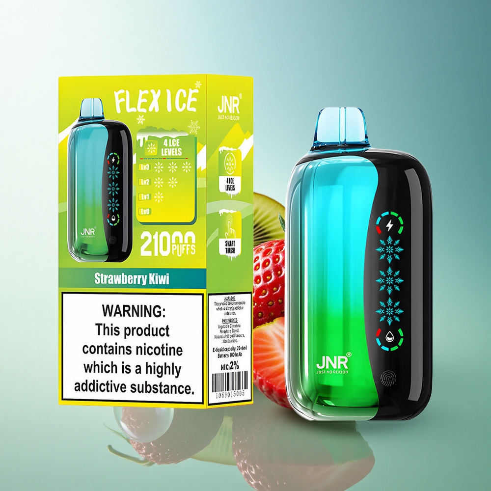 JNR Flex Ice 21000 Strawberry Kiwi Ice Adjustable 1000mAh