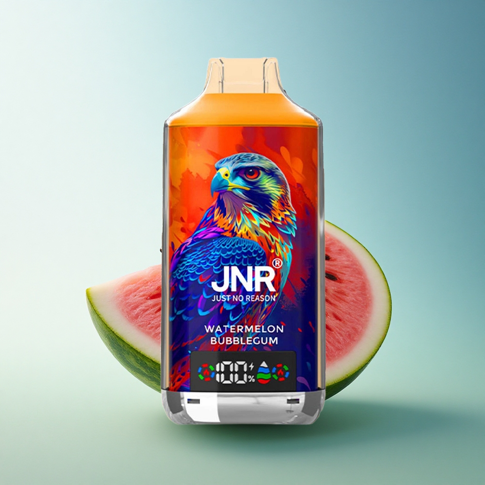 JNR Falcon X 18000 Watermelon Bubblegum Dual Mesh 750mAh 24ml 5% Nicotine