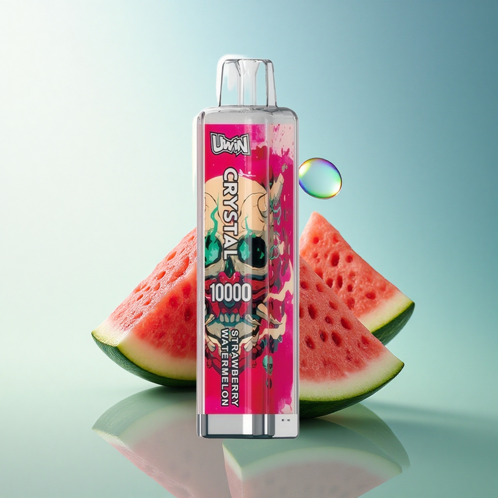Uwin Crystal 10000 Puffs Strawberry Watermelon RGB 650mAh Nicotine