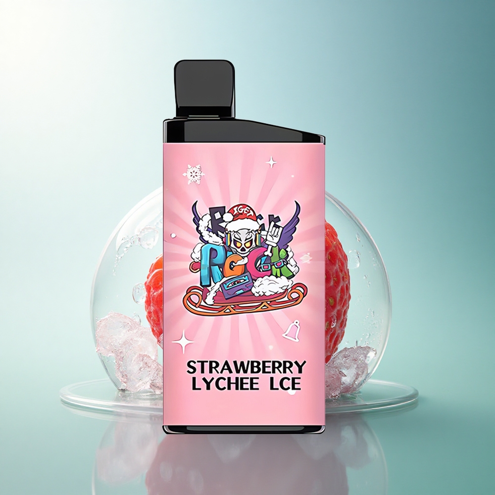 IGET Bar 3500 Puffs Strawberry Lychee Ice 1400mAh Mesh Coil