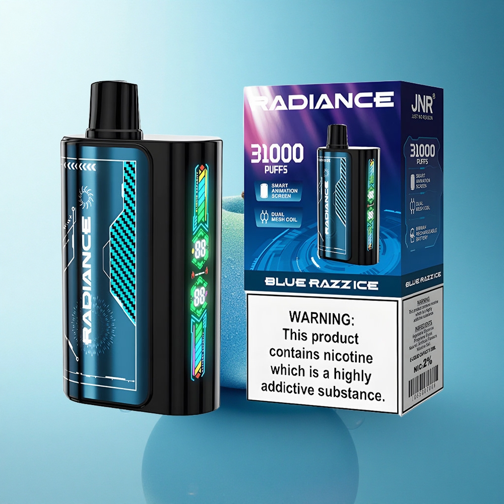 JNR Radiance 31000 Blue Razz Ice Dual Mesh 950mAh 28ml