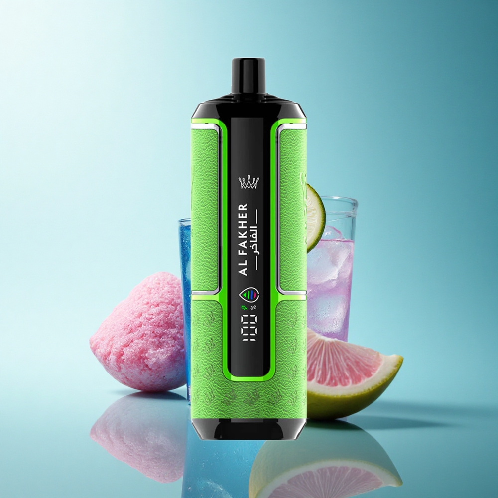 Al Fakher Crown Bar 15K Hypermax Blue Razz Lemonade 600mAh 22ml 6mg Nicotine