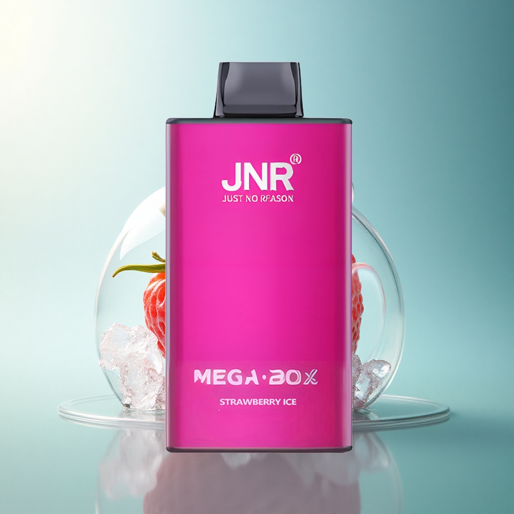 JNR Mega Box 25000 Strawberry Ice 30ml Dual Mesh 850mAh