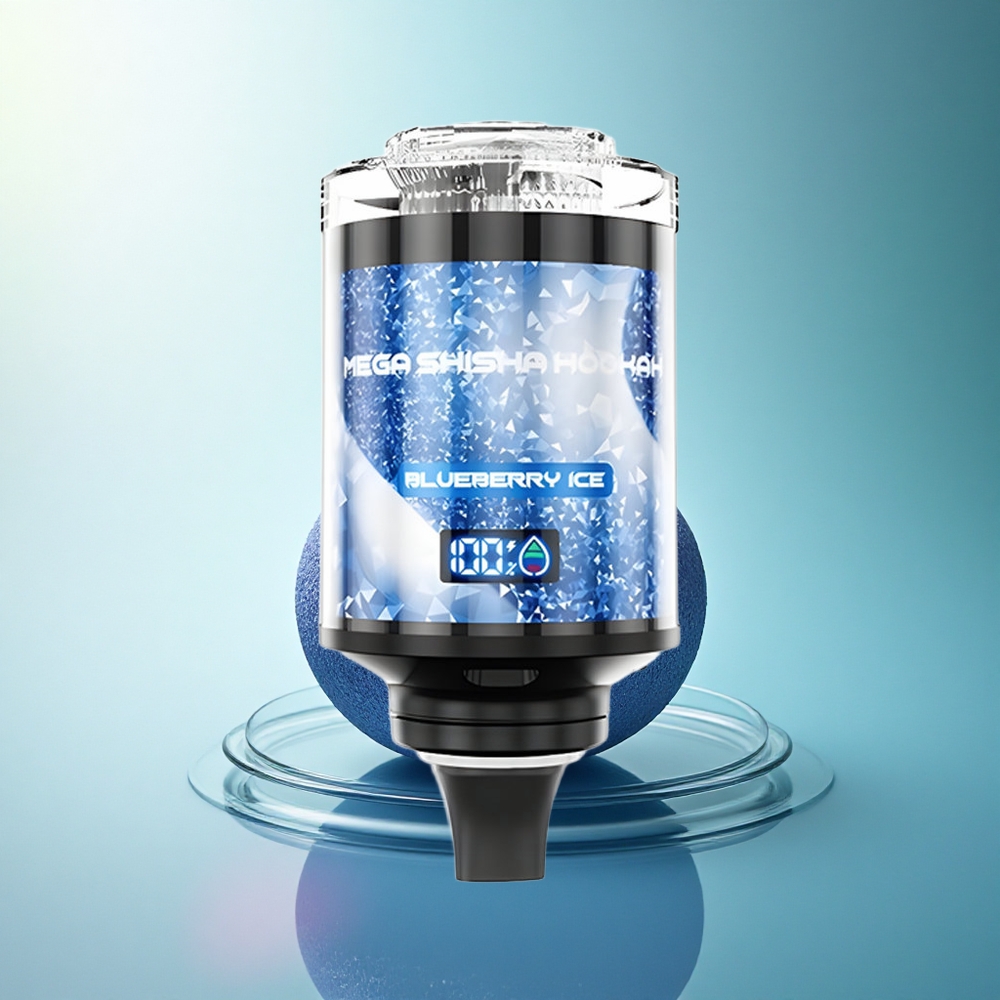 JNR Mega Shisha Hookah 100K Blueberry Ice 2200mAh 2% Nicotine