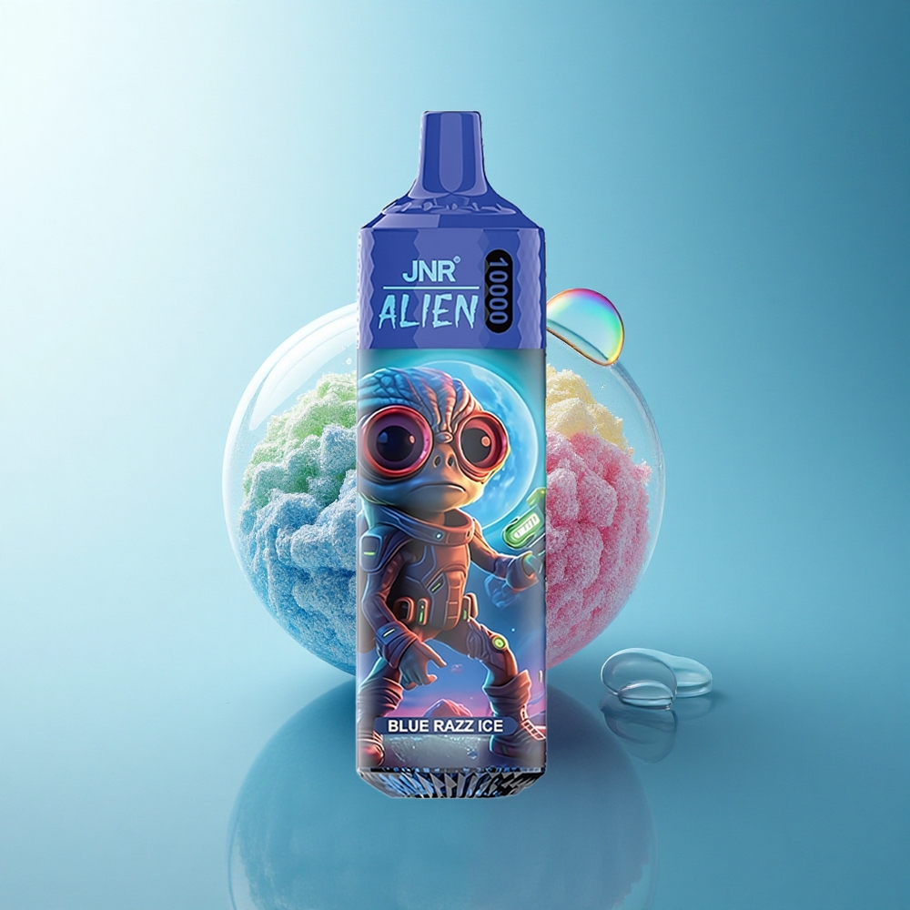 JNR Alien 10000 Blue Razz Ice 850mAh RGB