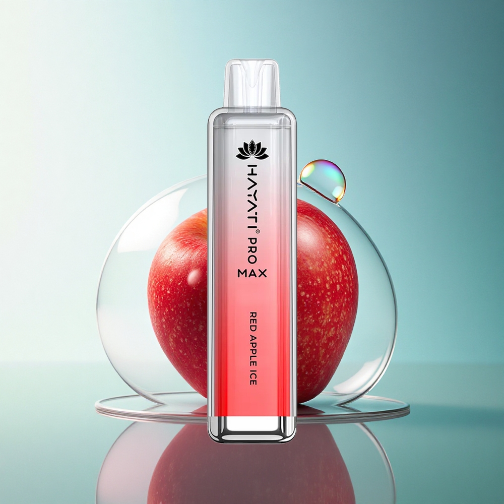 Hayati Pro Max 4000 Puffs Red Apple Ice Dual Mesh 1400mAh