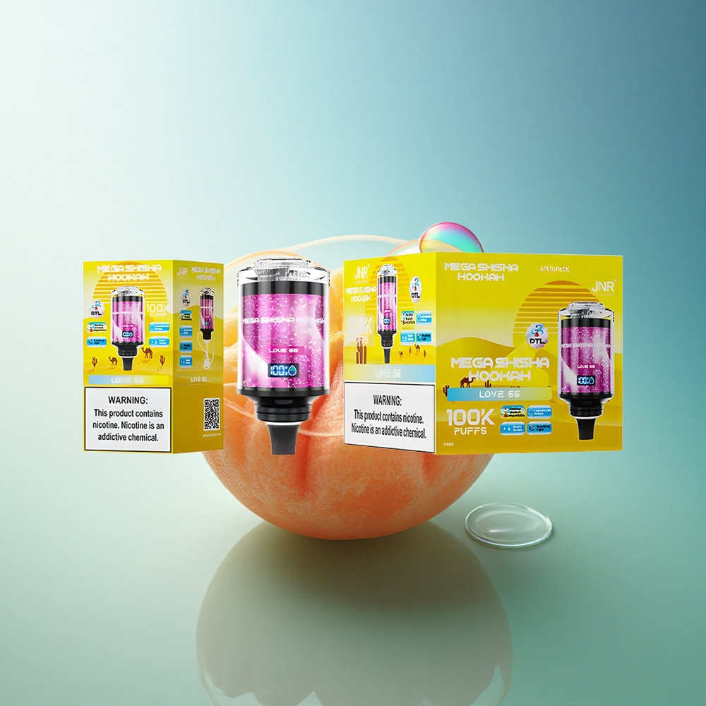 JNR Mega Shisha Hookah 100K Love 66 2200mAh 60ml 2% nicotine