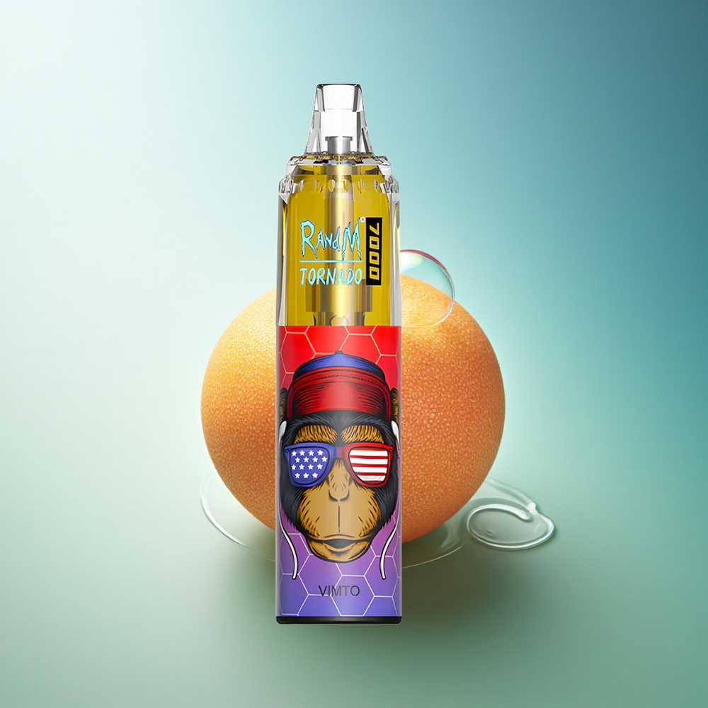 RandM Fumot Tornado 7000 Puffs Vimto Mesh Coil 14mL Nicotine Adjustable