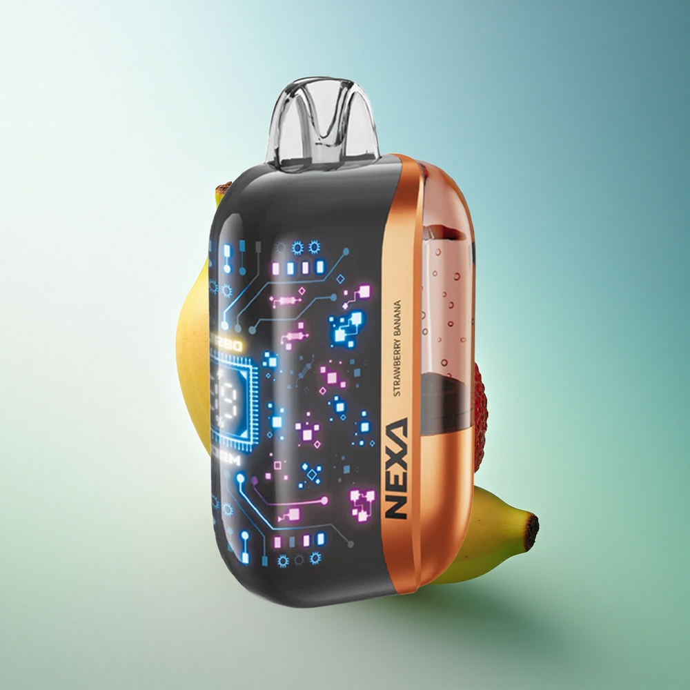 NEXA Ultra 50000 Puffs Strawberry Banana 20ml 5% Nicotine 800mAh