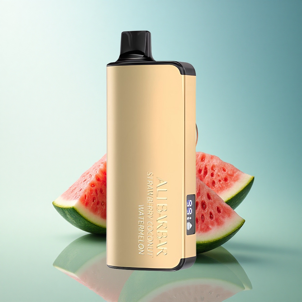 Alibarbar Ingot 9000 Puffs Strawberry Coconut Watermelon 2350mAh Non Rechargeable