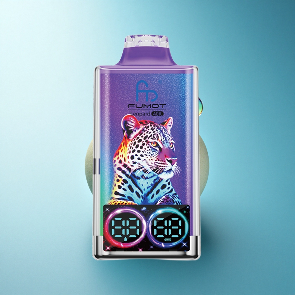 Fumot Leopard 40K Puffs Mr Blue Dual Mesh 5% Nicotine Type-C