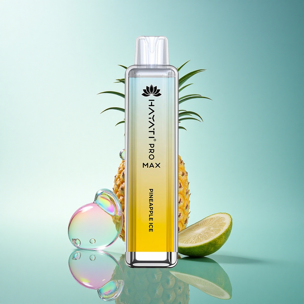 Hayati Pro Max 4000 Puffs Pineapple Ice Rechargeable Dual Mesh 1400mAh