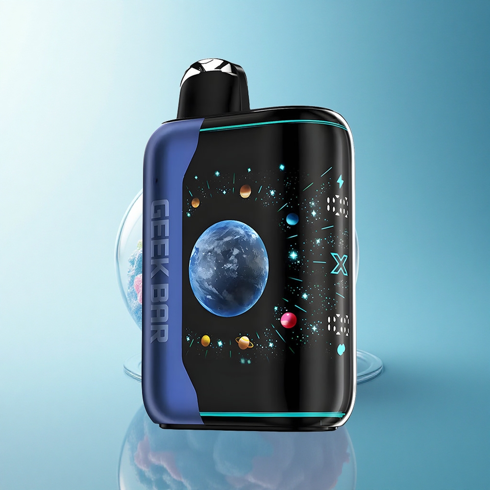 GEEK BAR Platinum Edition 25000 Puffs Blue Razz Ice with Dual Mesh Coil and 2% Nicotine