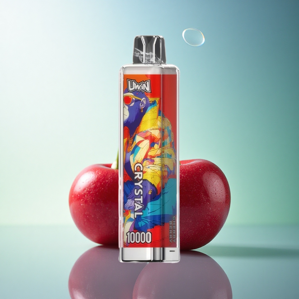 Uwin Crystal 10000 Puffs Cherry Berry RGB 650mAh 18ml Mesh