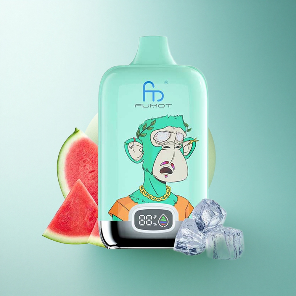 Fumot Tornado Digital Box 12000 Puffs Cool Mint Mesh Coil 550mAh