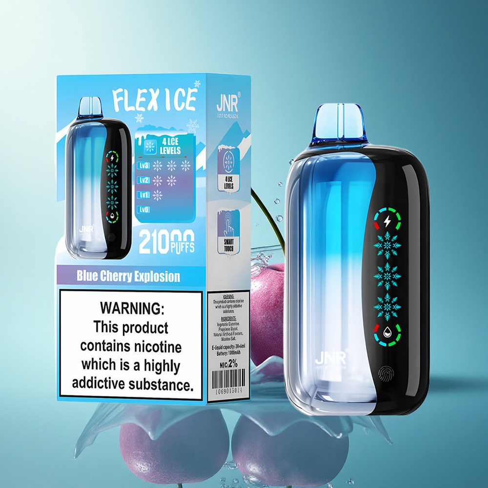 JNR Flex Ice 21000 Blue Cherry Ice Adjustable Dual Mesh Explosion