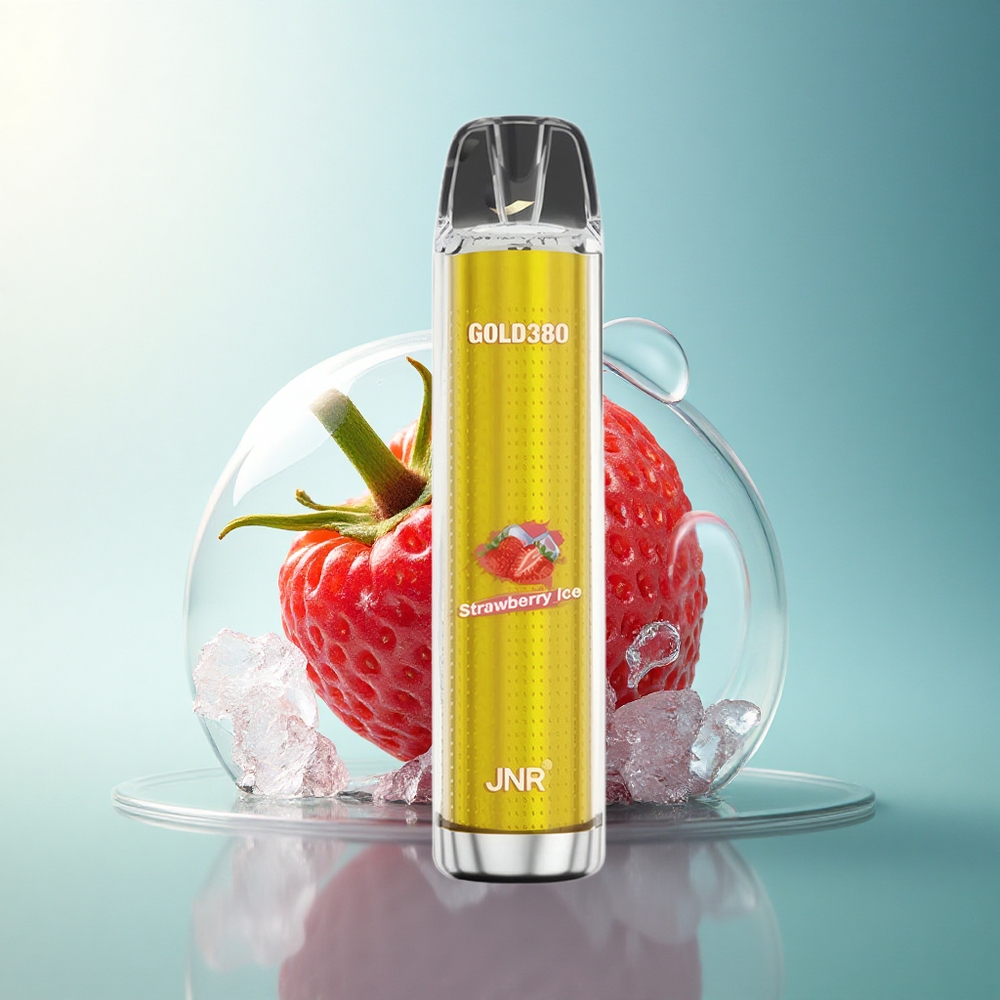 JNR Gold380 6000 Strawberry Ice 1500mAh 1.0ohm Mesh 5% Nicotine