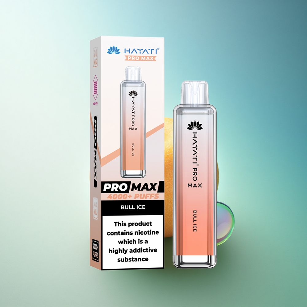 Hayati Pro Max 4000 Puffs Bull Ice Dual Mesh 1400mAh Rechargeable